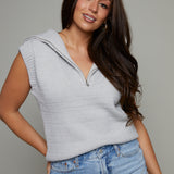 Kacey Zip Mock Neck Vest