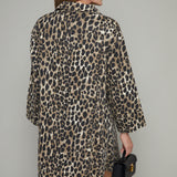 Monique Collared Leopard Mini Dress