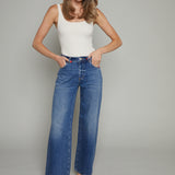 Flynn Mid Rise Loose Relaxed Jeans