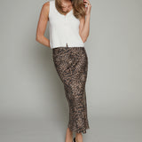 Brooke V Neck Sweater Vest - Crystal