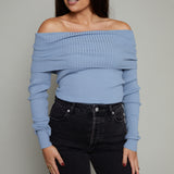 Kai Off The Shoulder Knit Sweater