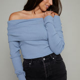 Kai Off The Shoulder Knit Sweater
