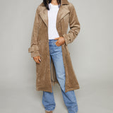 Jojo Suede Trench Coat