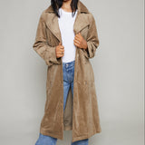 Jojo Suede Trench Coat