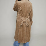 Jojo Suede Trench Coat