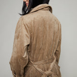 Jojo Suede Trench Coat
