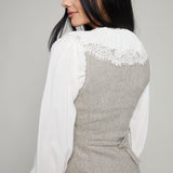 Delvina Button Front Mini Dress