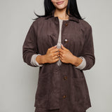 Blayne Faux Suede Chore Coat
