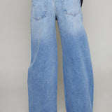 Brooks High Rise Bowed Wide Leg Jeans