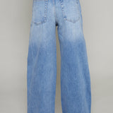 Brooks High Rise Bowed Wide Leg Jeans