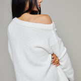 Micha Off the Shoulder Oversized Sweater