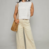 Miller Cuffed Hem Wide Leg Pants