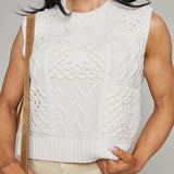 Rio Cable Knit Sweater Vest