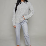 Vixen Classic Crew Sweater - Soft Grey