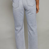 Chloe Cropped Straight Leg Jeans - Enigma