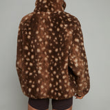 Andie Oversized Sherpa Pullover - Fawn