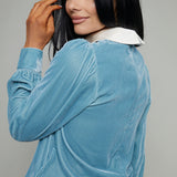 Missy Velvet Collared Top