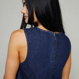 Kamari Denim Shift Mini Dress
