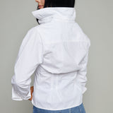 Nancy Peplum Button Down Shirt