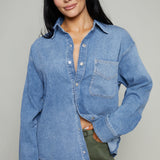 Collins Oversized Denim Shacket