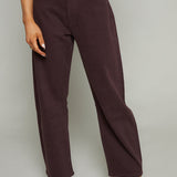 Hadley Soft Curve Barrel Jeans - Garnet