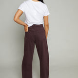Hadley Soft Curve Barrel Jeans - Garnet
