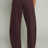 Hadley Soft Curve Barrel Jeans - Garnet