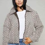 Kyle Bubble Herringbone Jacket