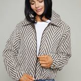 Kyle Bubble Herringbone Jacket