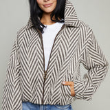 Kyle Bubble Herringbone Jacket