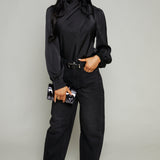 Rey High Rise Relaxed Barrel Jean
