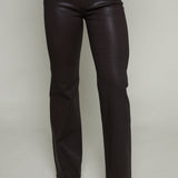Henderson High Rise Slim Boot - Coated Mocha