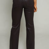 Henderson High Rise Slim Boot - Coated Mocha