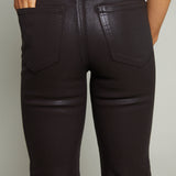 Henderson High Rise Slim Boot - Coated Mocha