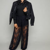 Wendy Sheer Lace Balloon Trousers