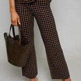 Hope Houndstooth Knit Ankle Pants