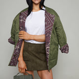 Meredith Reversible Quilted Bandana Jacket