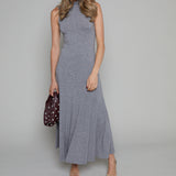 Clarisse Mock Neck Maxi Dress