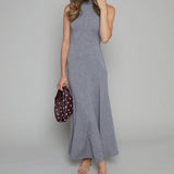 Clarisse Mock Neck Maxi Dress