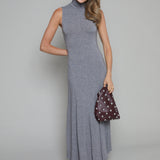 Clarisse Mock Neck Maxi Dress