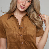 Levi Faux Suede Mini Dress