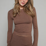 Krishna Jersey Cropped Top