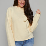 Greer Boucle Knit Sweater - Butter
