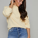 Greer Boucle Knit Sweater - Butter