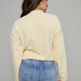 Greer Boucle Knit Sweater - Butter
