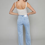Tyler High Rise Wide Leg Jean - Sky Blue