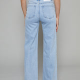 Tyler High Rise Wide Leg Jean - Sky Blue