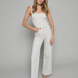 Tyler High Rise Wide Leg Jean - Dune