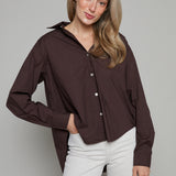 Gabrielle Oversized Button Up