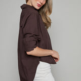 Gabrielle Oversized Button Up